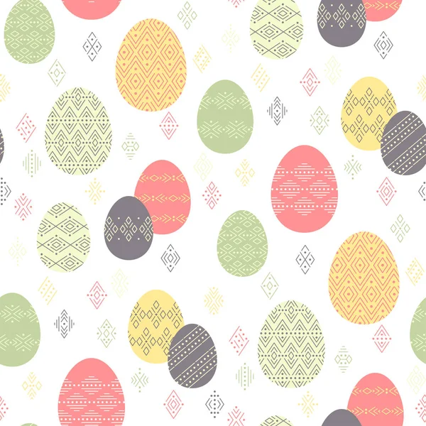 Modello uova di Pasqua Vettoriale Stock