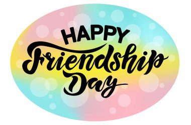 Mutlu arkadaşlık günleri, geçmiş, el yazısı mektupları, el yazısı vektör çizimleri, uluslararası tatil,