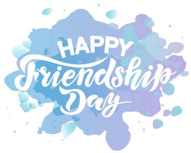 Mutlu arkadaşlık günleri, geçmiş, el yazısı mektupları, el yazısı vektör çizimleri, uluslararası tatil,