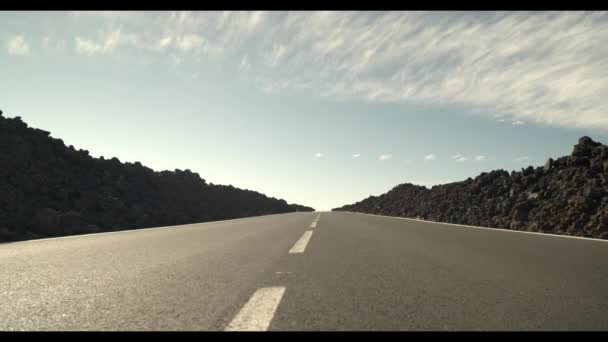 Carretera Parque Nacional Del Teide — Vídeo de stock