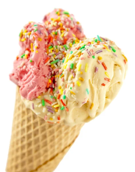 Jégkrémek Különböző Ízek — Stock Fotó