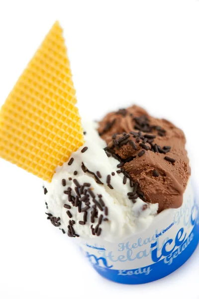 Jégkrémek Különböző Ízek — Stock Fotó