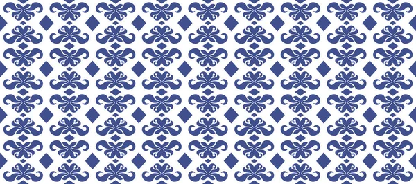 Çiçekli süslemeleri ve koyu mavi tonlarda geometrik aksanları olan zarif simetrik motif. Geleneksel seramik ve dekoratif sanatlardan esinlenilmiştir, tekstil, duvar kağıtları ve iç ayrıntılar için uygundur..