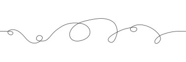 Büyük kıvrımlı ve zarif hareketli zarif ve kesintisiz bir çizgi. Minimalist duvar sanatı, ambalaj tasarımı, markalaşma veya dekoratif arka planlar için mükemmel..