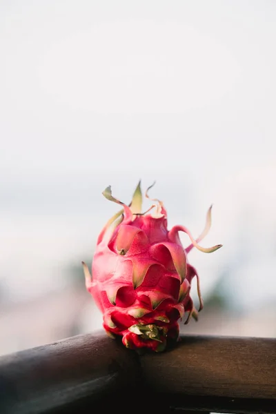 Cerrar Imagen Alimento Fruta Del Dragón Foto Inspiración Viaje Con —  Fotos de Stock