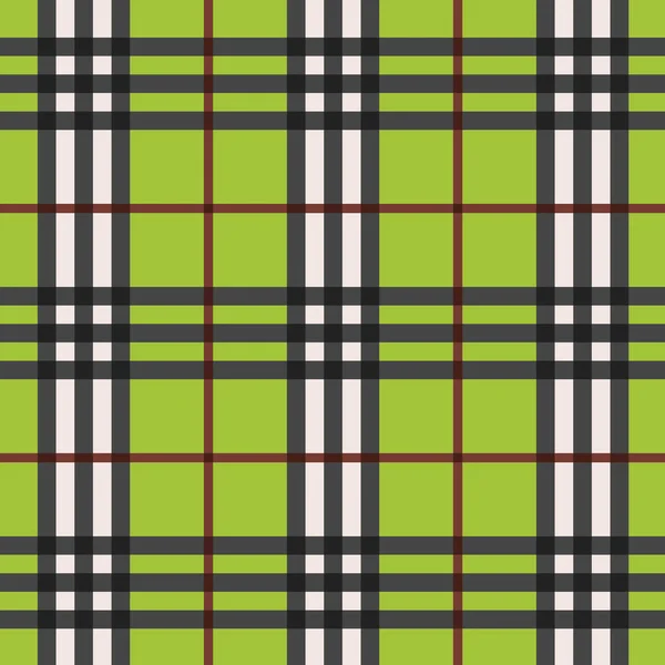 Verde Moderno Moderno Patrón Cuadros Con Elementos Diseño Líneas Rojas — Archivo Imágenes Vectoriales