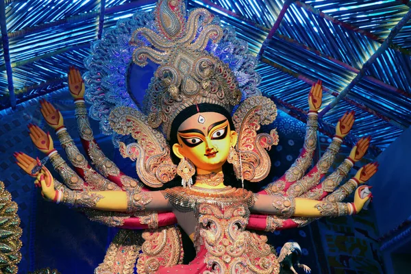 Durga Puja Festival Más Grande India Festival Puja Durga Muestra — Foto de Stock