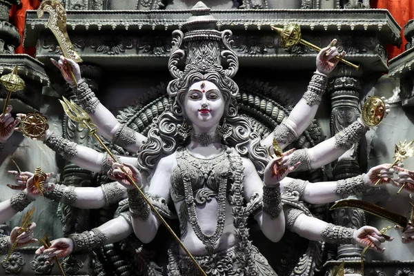 Durga Puja Největší Festival Indie Festival Durga Puja Představuje Indickou — Stock fotografie