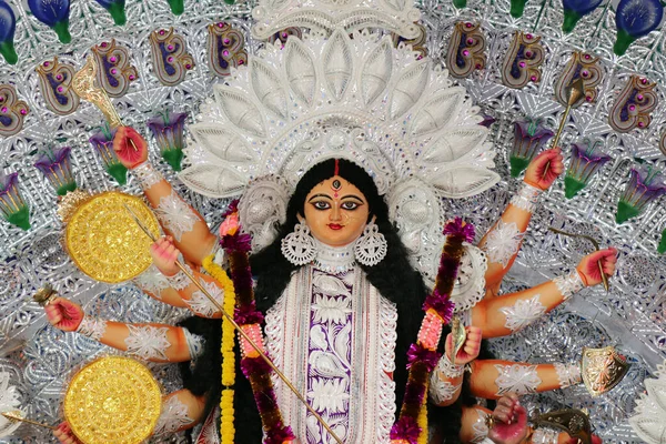 Durga Puja Największy Festiwal Indii Durga Puja Festiwal Prezentuje Indyjską — Zdjęcie stockowe