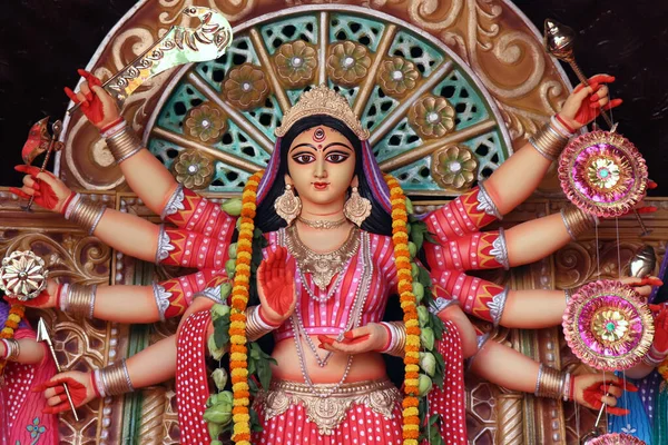 Durga Puja Festival Más Grande India Festival Puja Durga Muestra — Foto de Stock