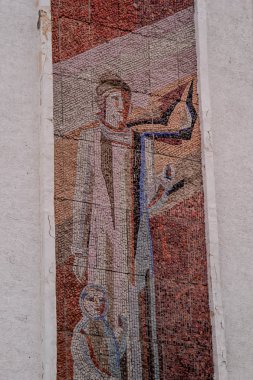 Geçmişte Sovyet binaların dekorasyon. 1980,1986, Soyut, mimar, 