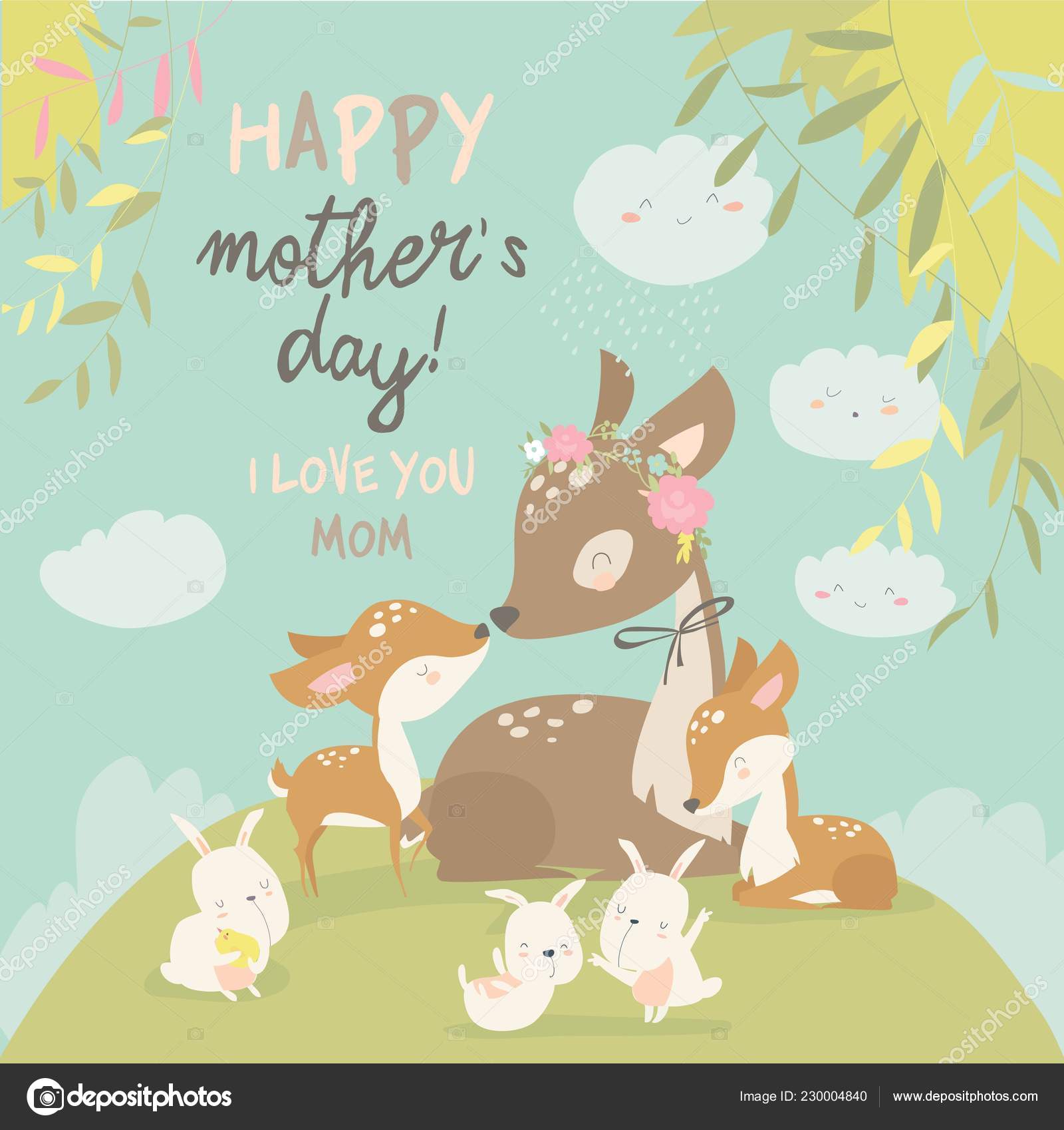 Cartoon Deer Family Mother And Baby Cute Animals For Mothers Day Animals Mom And Baby Stock Vector Royalty Free Vector Image By C Masastarus Cartoon Deer Family Mother And Baby Cute Animals For Mothers Day Animals Mom And Baby Stock Vector Royalty Free Vector Image By C Masastarus