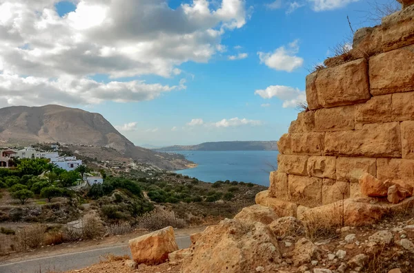 Deel Van Een Oud Muurgebouw Kreta — Stockfoto