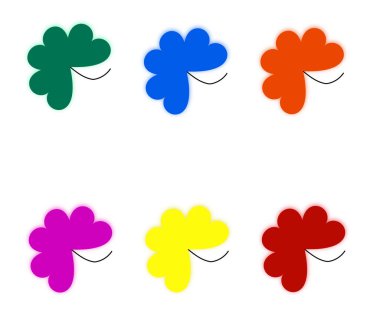 Broşür tasarımı renkli desen