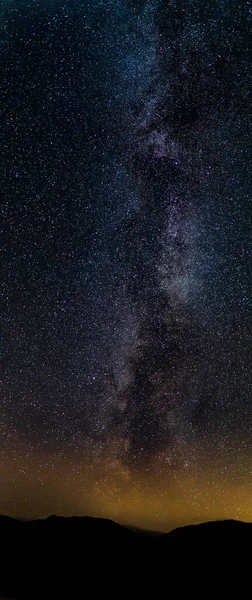 Milky Way Fells Tarn Hows English Lake District — Stock fotografie