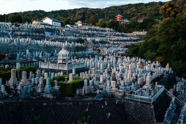 Japonya Kyoto Daki Toribeyama Mezarlığı Derneği Enmiyoin Tapınağı — Stok fotoğraf