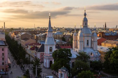 Kutsal Havari Andrew Katedrali Saint-Petersburg, Rusya, Vasilievsky Adası