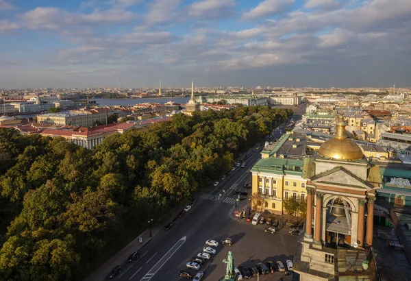 Einzigartiger Blick Von Der Sankt Isaak Kathedrale Sankt Petersburg Russland — Stockfoto