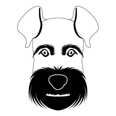 Schnauzer avatar silueti