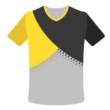 İzole spor gömlek simgesini