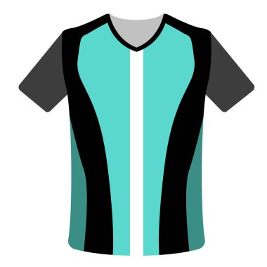 İzole spor gömlek simgesini