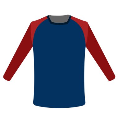 İzole spor gömlek simgesini