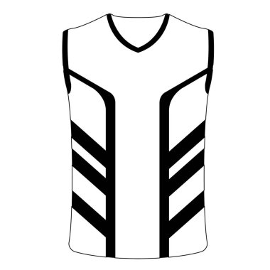 İzole spor gömlek simgesini