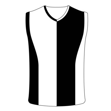 İzole spor gömlek simgesini