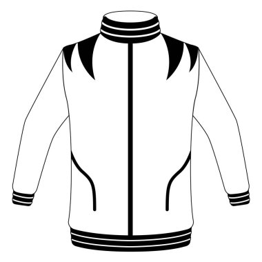 İzole spor gömlek simgesini