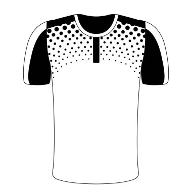 İzole spor gömlek simgesini