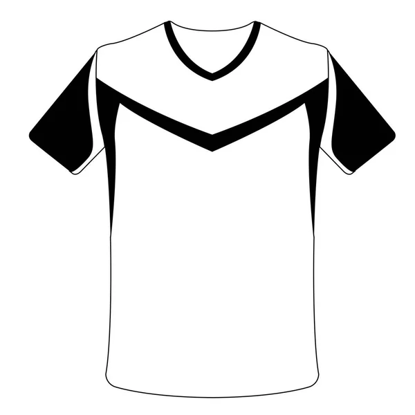 Geïsoleerde sport shirt pictogram — Stockvector