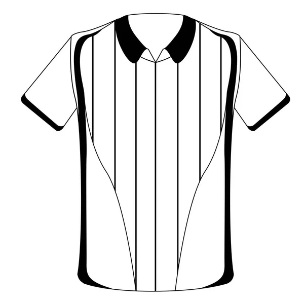 Isolée icône de chemise de sport — Image vectorielle