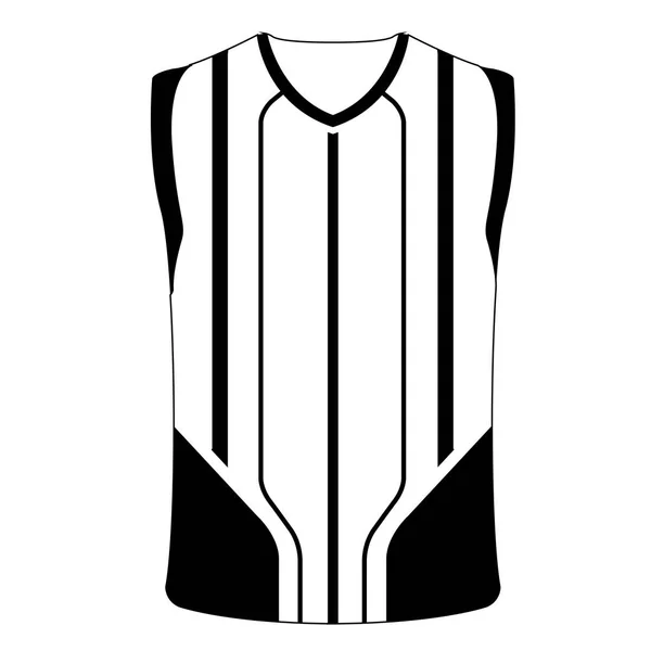 Icono de camiseta deportiva aislada — Vector de stock