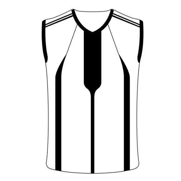 Icono de camiseta deportiva aislada — Vector de stock