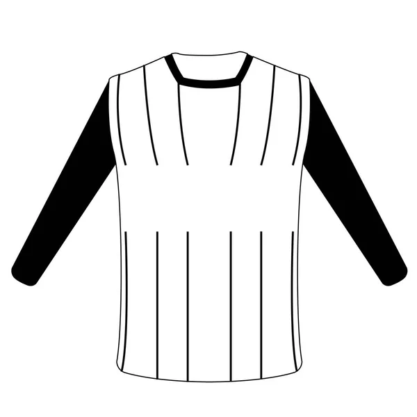 Isolée icône de chemise de sport — Image vectorielle