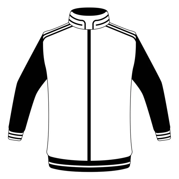 Geïsoleerde sport shirt pictogram — Stockvector