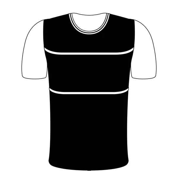 Geïsoleerde sport shirt pictogram — Stockvector