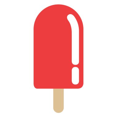 İzole buzlu çubuk simgesi
