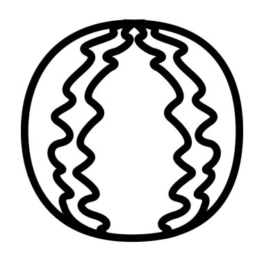 İzole edilmiş karpuz simgesi