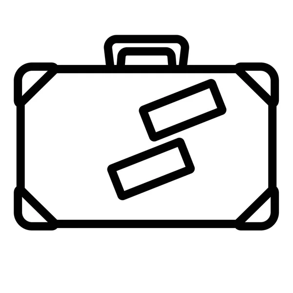 独立的手提箱图标 — 图库矢量图片