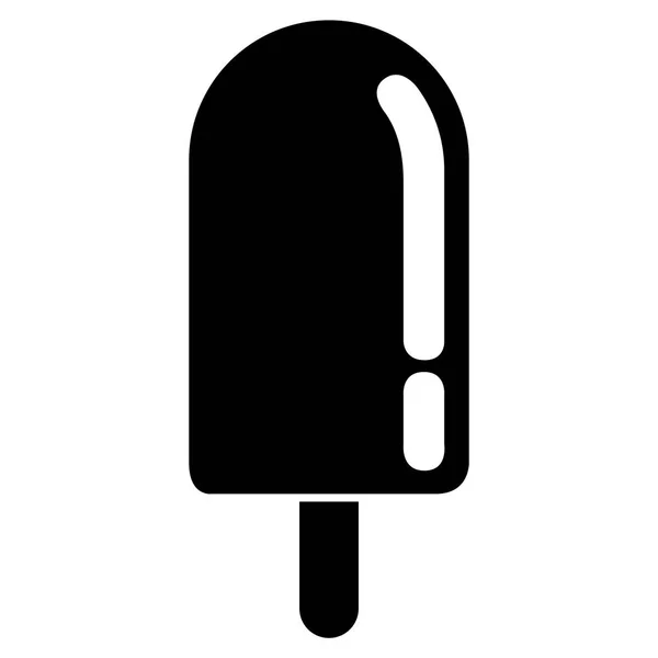 Ikona na białym tle popsicle — Wektor stockowy