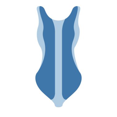 İzole kadın mayo simgesi