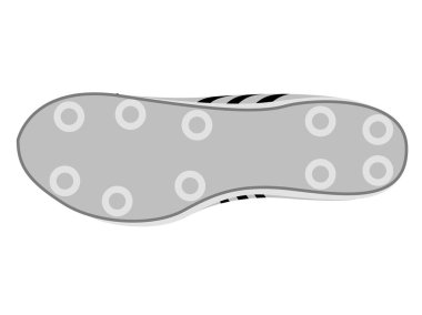 İzole futbol koç boynuzu simgesi