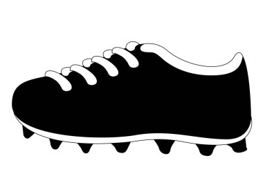 İzole futbol koç boynuzu simgesi