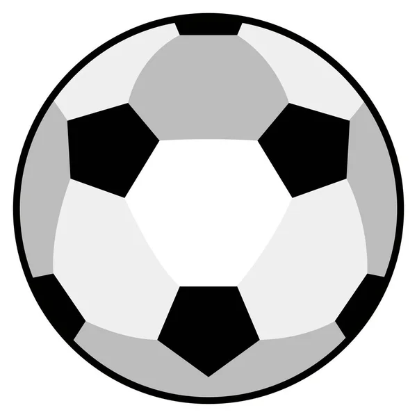 Geïsoleerde Voetbal bal pictogram — Stockvector