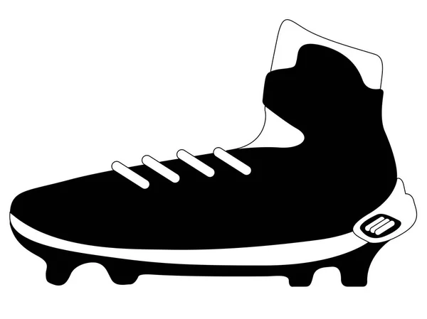 Isolated soccer cleat icon — Stock Vector