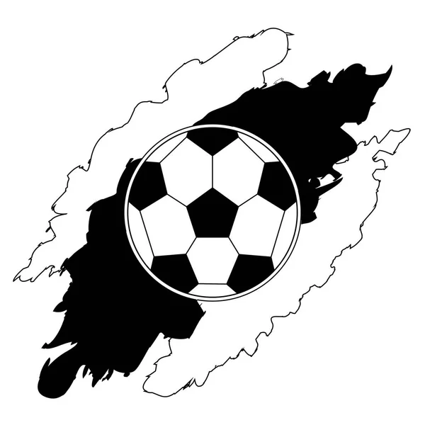 带纹理的足球球 — 图库矢量图片