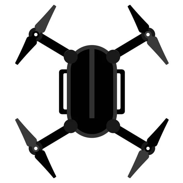Juguete de dron aislado — Vector de stock