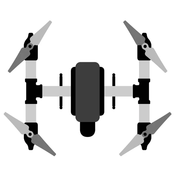 Geïsoleerde drone speelgoed — Stockvector