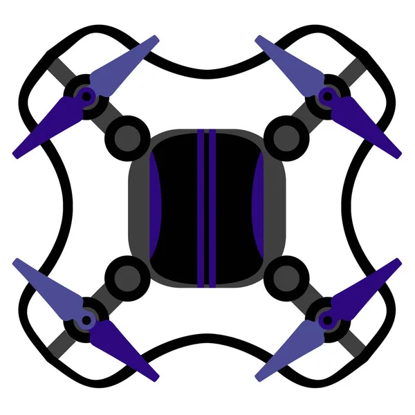 Jouet isolé pour drone — Image vectorielle